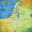 Where In The World? Collection Map of Israel 12 x 12 Scrapbook Paper